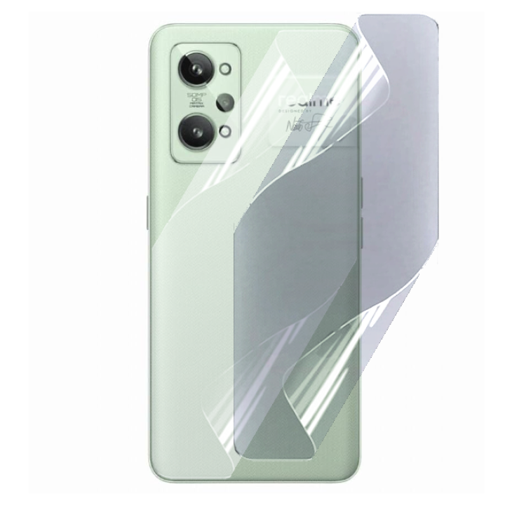 Противоударная гидрогелевая пленка Hydrogel Film для Realme GT Pro на заднюю панель, Transparent