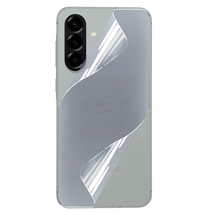 Противоударная гидрогелевая пленка Hydrogel Film для Samsung Galaxy A56 на заднюю панель, Transparent