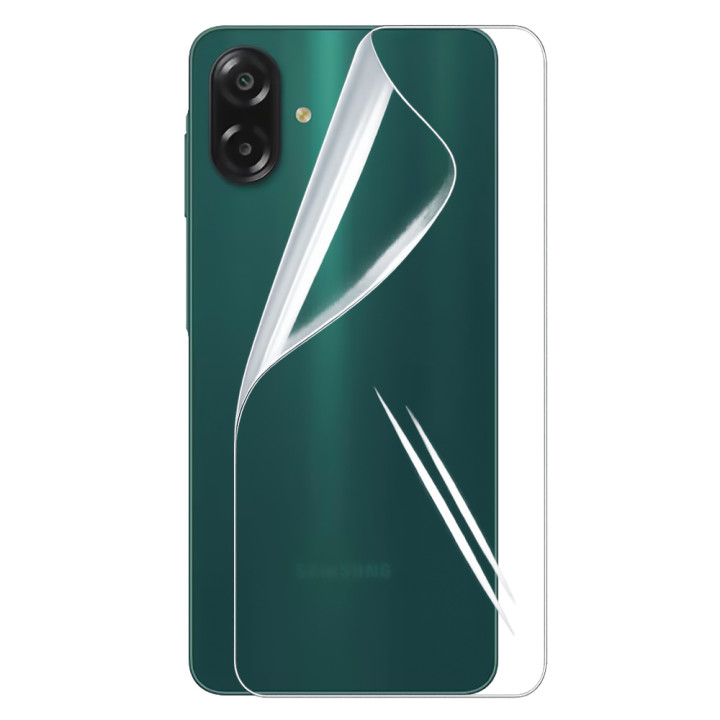 Противоударная гидрогелевая пленка Hydrogel Film для Samsung Galaxy F07 на заднюю панель, Transparent