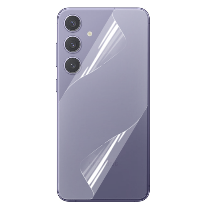 Противоударная гидрогелевая пленка Hydrogel Film для Samsung Galaxy S24 Plus на заднюю панель, Transparent