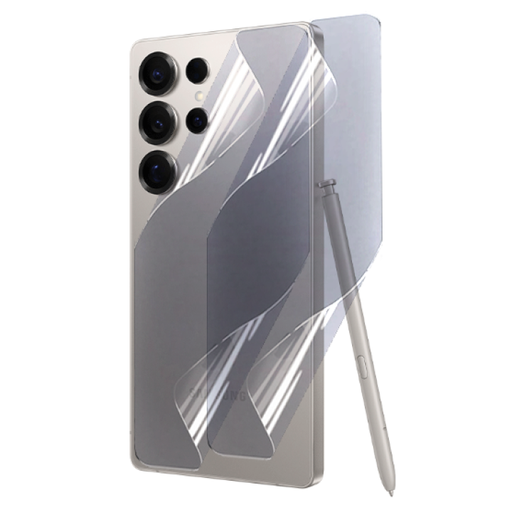 Противоударная гидрогелевая пленка Hydrogel Film для Samsung Galaxy S25 Ultra на заднюю панель, Transparent