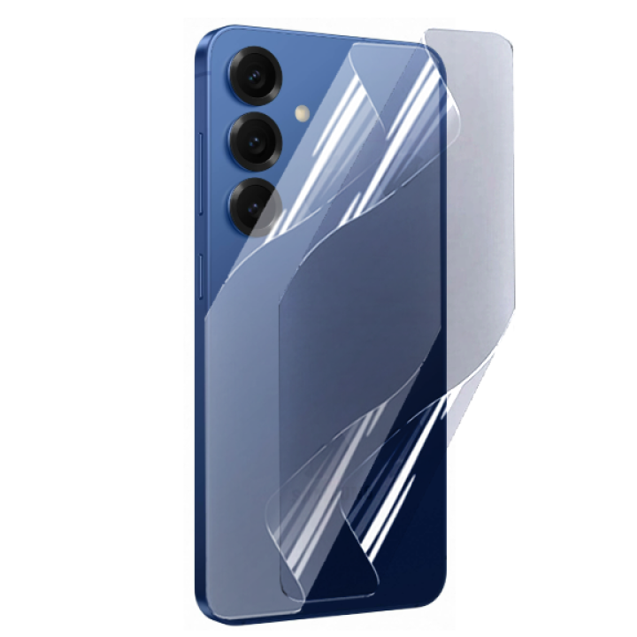 Противоударная гидрогелевая пленка Hydrogel Film для Samsung Galaxy S25 на заднюю панель, Transparent