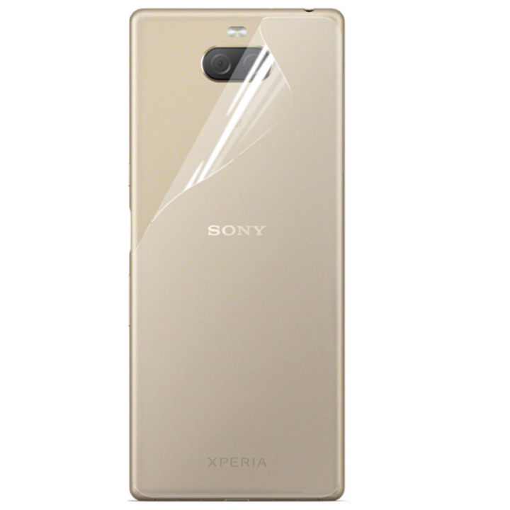 Противоударная гидрогелевая пленка Hydrogel Film для Sony Xperia 10 Plus на заднюю панель, Transparent