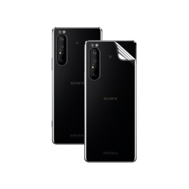 Противоударная гидрогелевая пленка Hydrogel Film для Sony Xperia 1 II на заднюю панель, Transparent