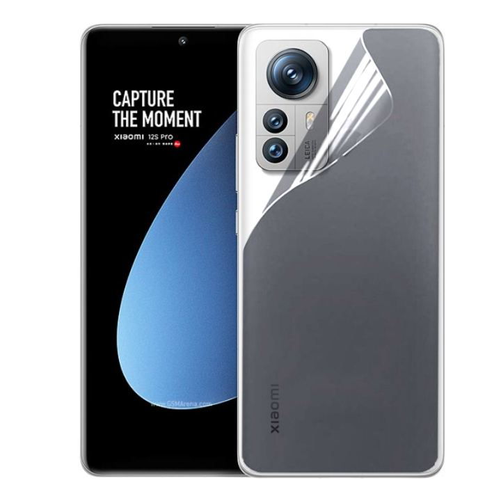 Противоударная гидрогелевая пленка Hydrogel Film для Xiaomi 12s Pro на заднюю панель, Transparent