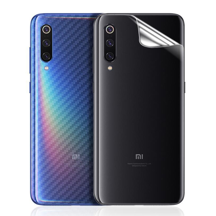 Противоударная гидрогелевая пленка Hydrogel Film для Xiaomi Mi 9 на заднюю панель, Transparent