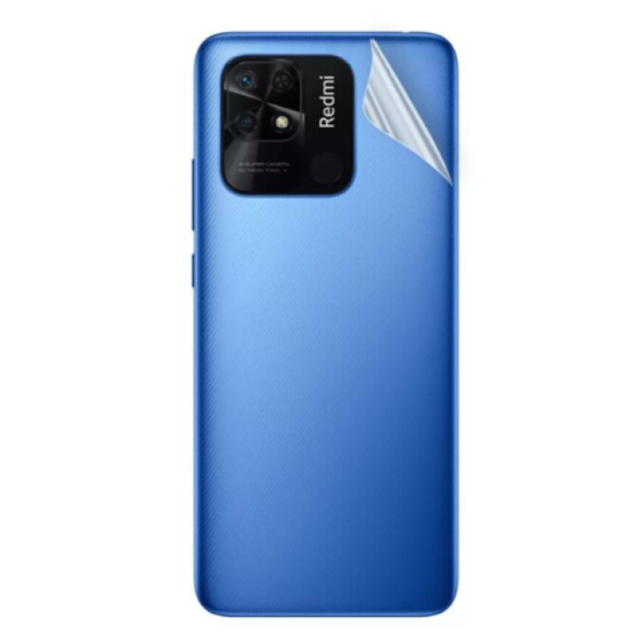 Противоударная гидрогелевая пленка Hydrogel Film для Xiaomi Redmi 10C на заднюю панель, Transparent