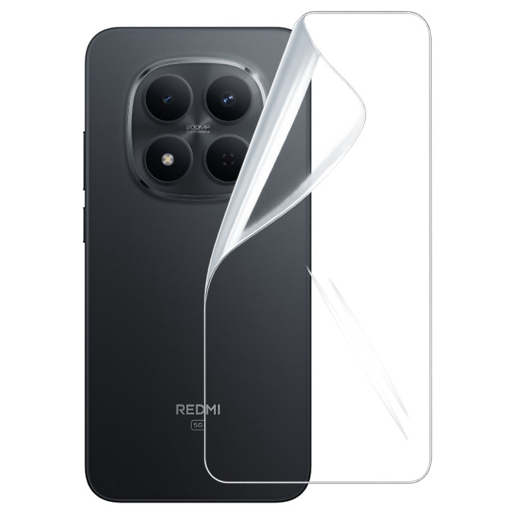 Гидрогелевая пленка Hydrogel Film для Xiaomi Redmi Note 15 Pro 4G на заднюю панель, Transparent