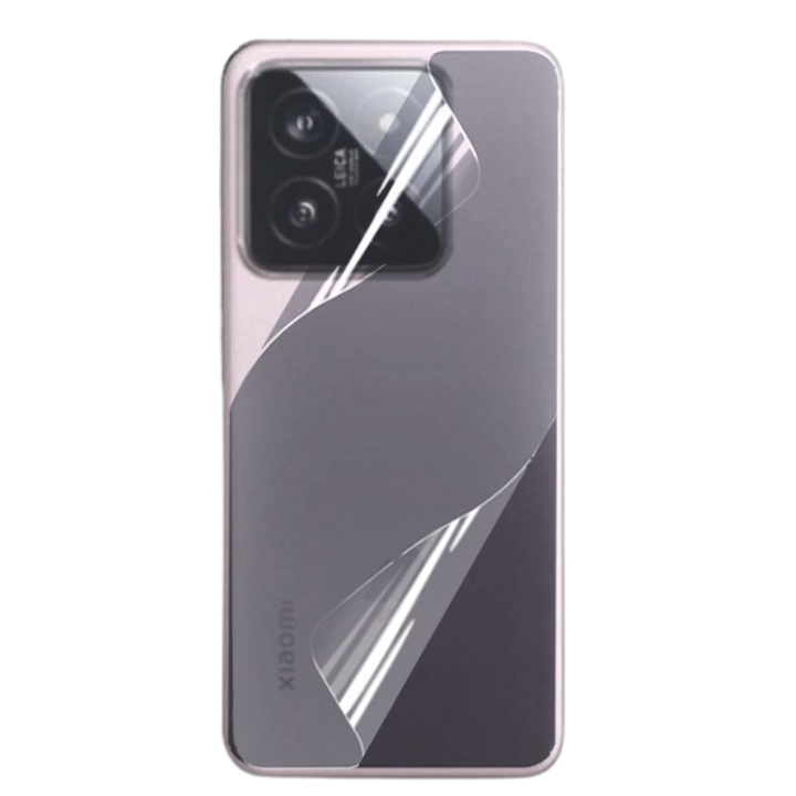 Противоударная гидрогелевая пленка Hydrogel Film для Xiaomi 14 на заднюю панель, Transparent