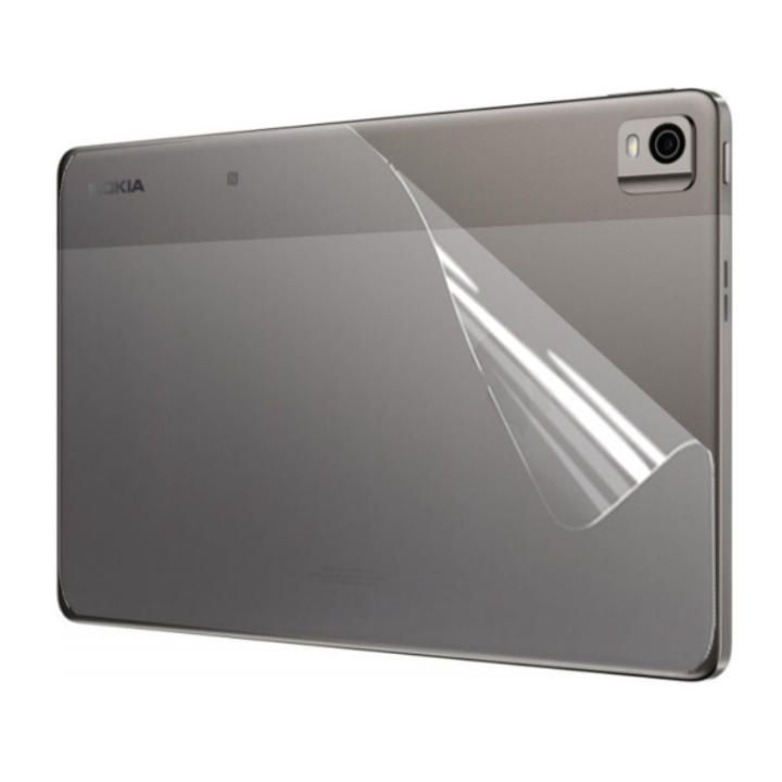 Противоударная гидрогелевая пленка Hydrogel Film для Nokia T21 на заднюю панель, Transparent