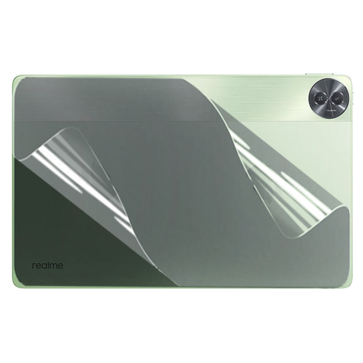 Противоударная гидрогелевая пленка Hydrogel Film для Realme Pad 2 на заднюю панель, Transparent