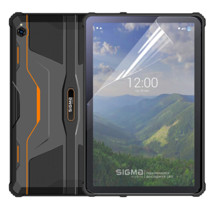 Противоударная гидрогелевая пленка Hydrogel Film для Sigma Tab A1025, Transparent