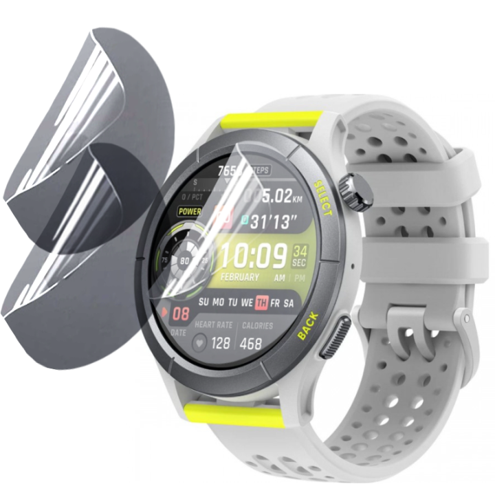 Противоударная гидрогелевая пленка Hydrogel Film для Amazfit Cheetah​ (6 шт), Transparent