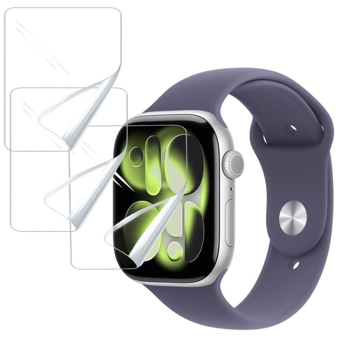Гидрогелевая пленка Hydrogel Film для Apple Watch Series 11 46mm (6 шт), Transparent
