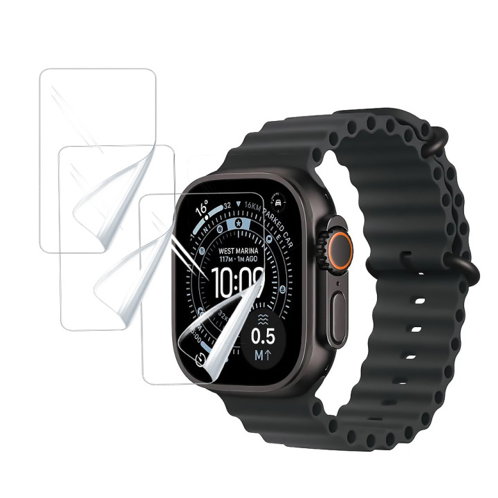 Гидрогелевая пленка Hydrogel Film для Apple Watch Ultra 3 (6 шт), Transparent