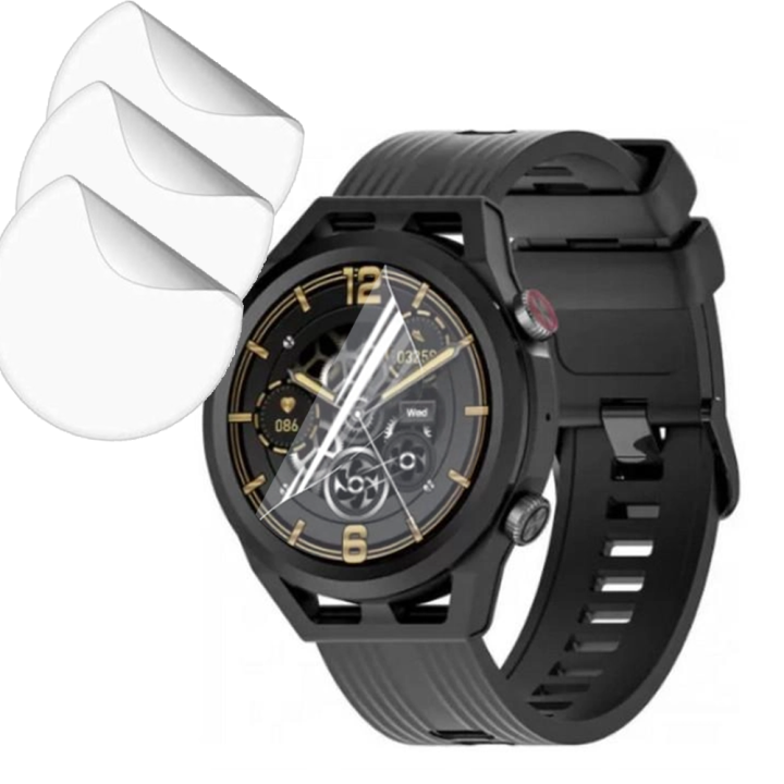 Противоударная гидрогелевая пленка Hydrogel Film для Blackview R8 Pro (3 шт), Transparent