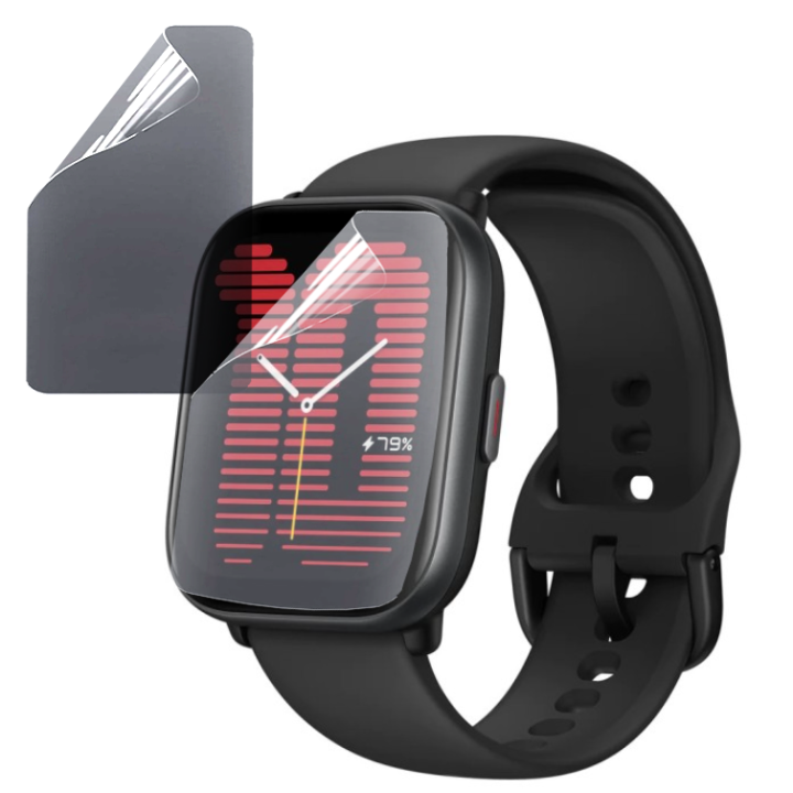 Противоударная гидрогелевая пленка Hydrogel Film для Amazfit Active (6 шт), Transparent