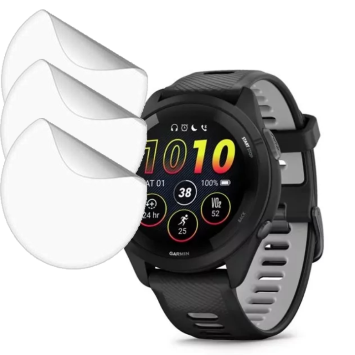 Противоударная гидрогелевая пленка Hydrogel Film для Garmin Forerunner 265 (6 шт), Transparent