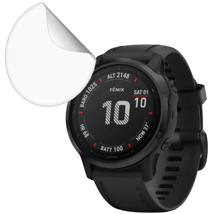 Противоударная гидрогелевая пленка Hydrogel Film для Garmin Fenix 6S (6 шт), Transparent