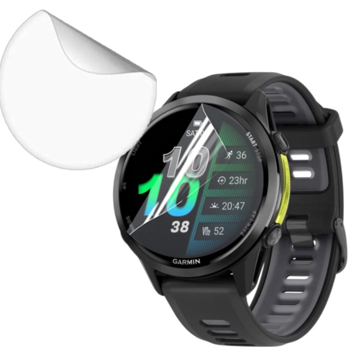 Противоударная гидрогелевая пленка Hydrogel Film для Garmin Forerunner 970​​ (6 шт), Transparent