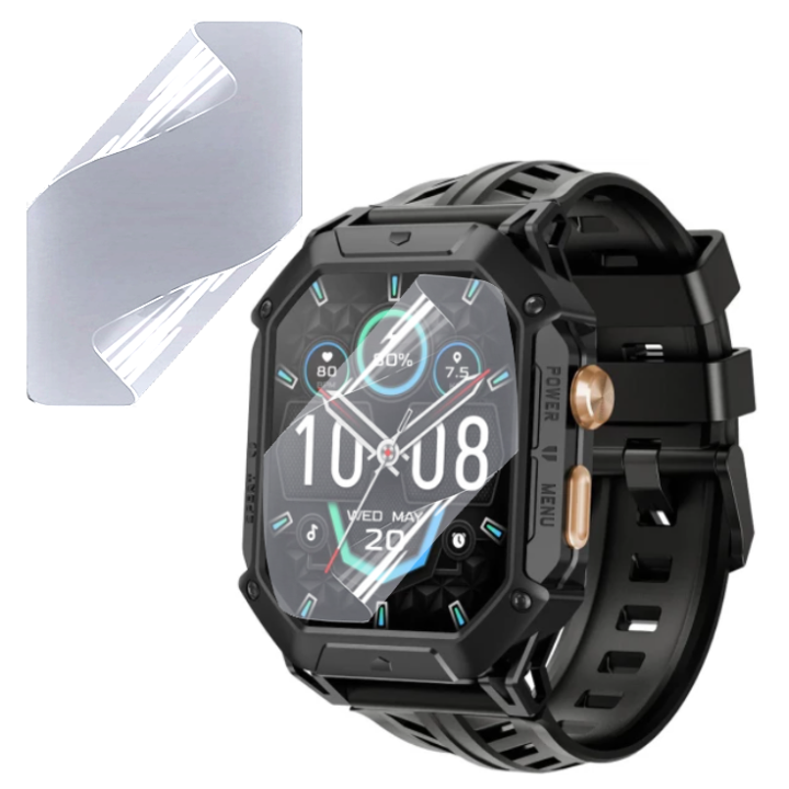 Противоударная гидрогелевая пленка Hydrogel Film для Haylou Iron N1 LS24 (6 шт), Transparent