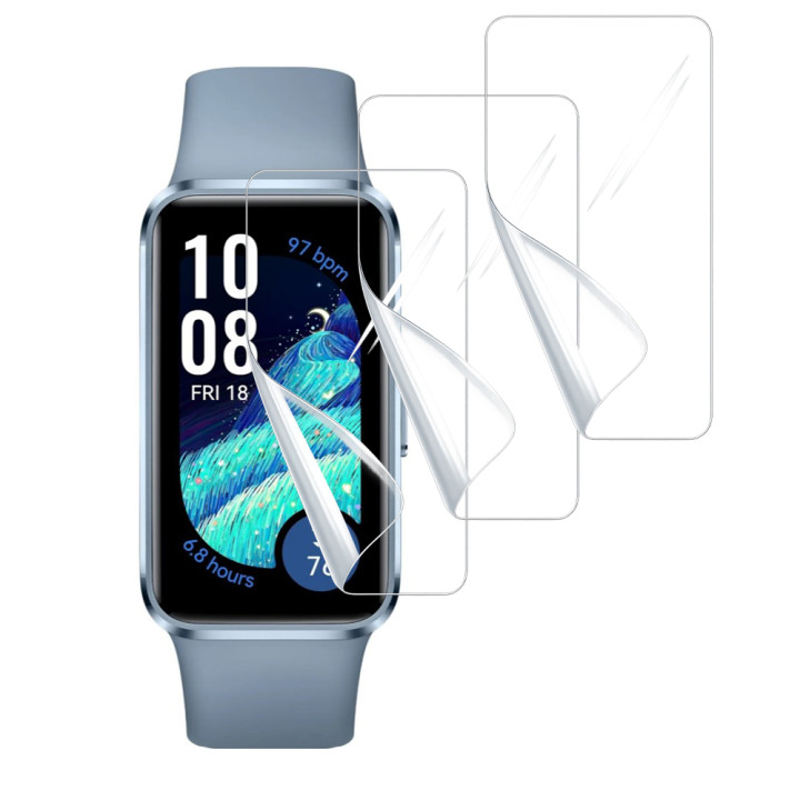 Гидрогелевая пленка Hydrogel Film для Huawei Band 10​​​ (9 шт), Transparent