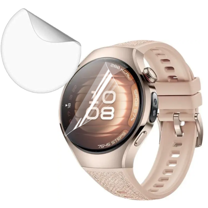 Противоударная гидрогелевая пленка Hydrogel Film для Huawei Watch 5 42mm (6 шт), Transparent