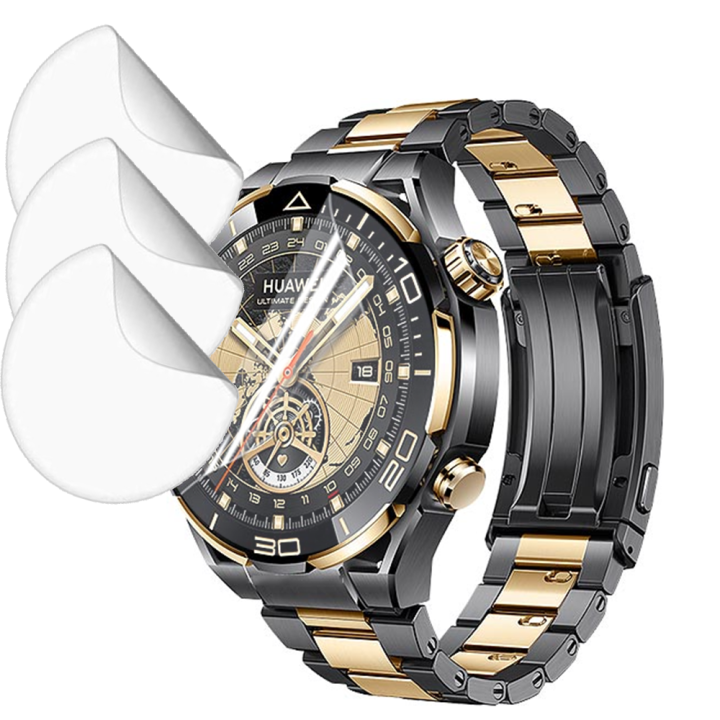 Противоударная гидрогелевая пленка Hydrogel Film для Huawei Watch Ultimate Design​ (6 шт), Transparent