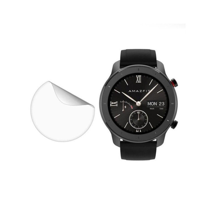Противоударная гидрогелевая пленка Hydrogel Film для Amazfit GTR 47mm 3 шт, Transparent