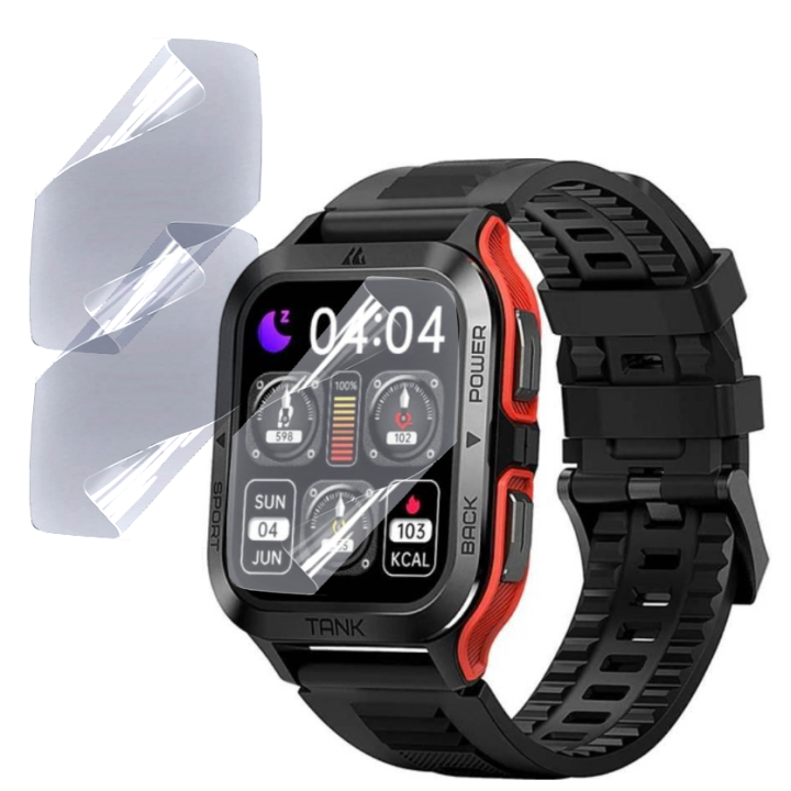 Противоударная гидрогелевая пленка Hydrogel Film для Kospet Tank M2​​​​ (6 шт), Transparent