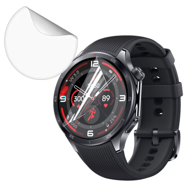 Противоударная гидрогелевая пленка Hydrogel Film для OnePlus Watch 3 (6 шт), Transparent