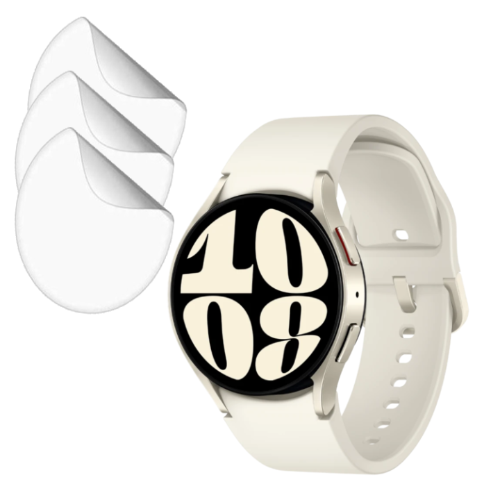 Противоударная гидрогелевая пленка Hydrogel Film для Samsung Galaxy Watch 6 40 mm 6шт, Transparent