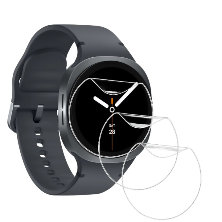 Противоударная гидрогелевая пленка Hydrogel Film для Samsung Galaxy Watch8 44 mm 6шт, Transparent