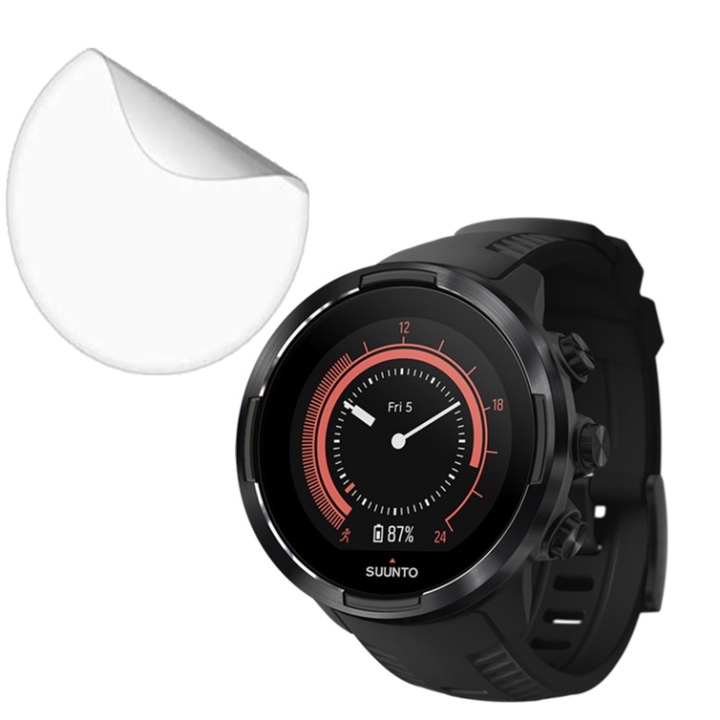 Противоударная гидрогелевая пленка Hydrogel Film для Suunto 9 Baro (3 шт), Transparent