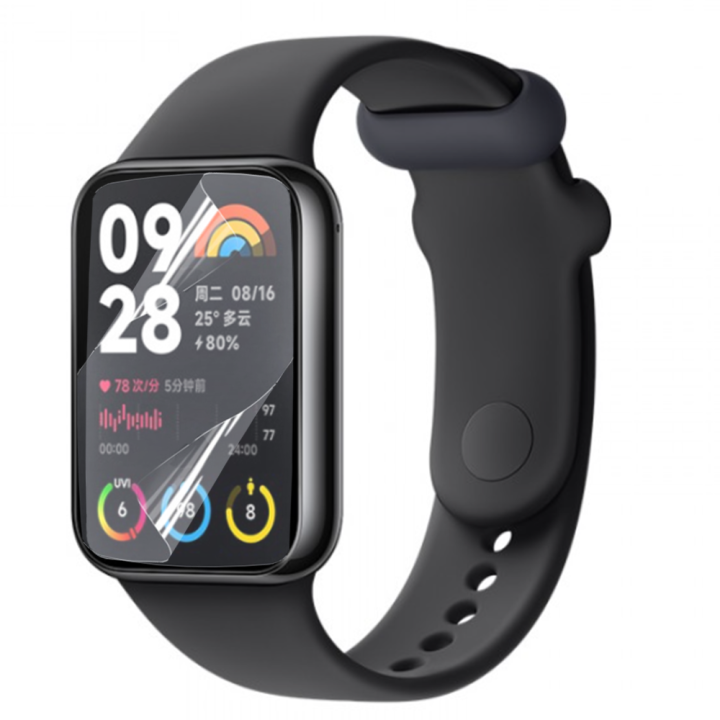 Противоударная гидрогелевая пленка Hydrogel Film для Xiaomi Mi Band 8 Pro (6 шт), Transparent