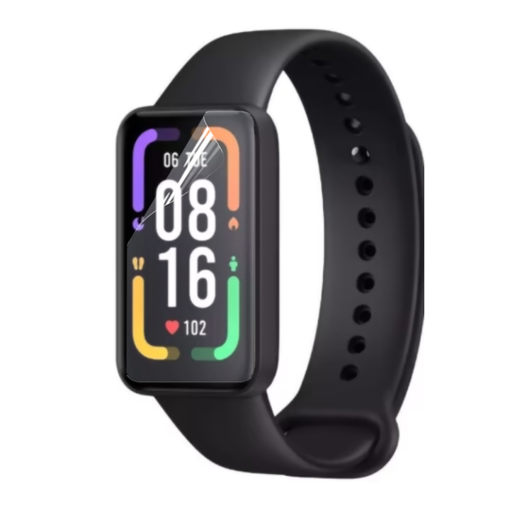 Противоударная гидрогелевая пленка Hydrogel Film для Xiaomi Redmi Smart Band Pro (3 шт), Transparent