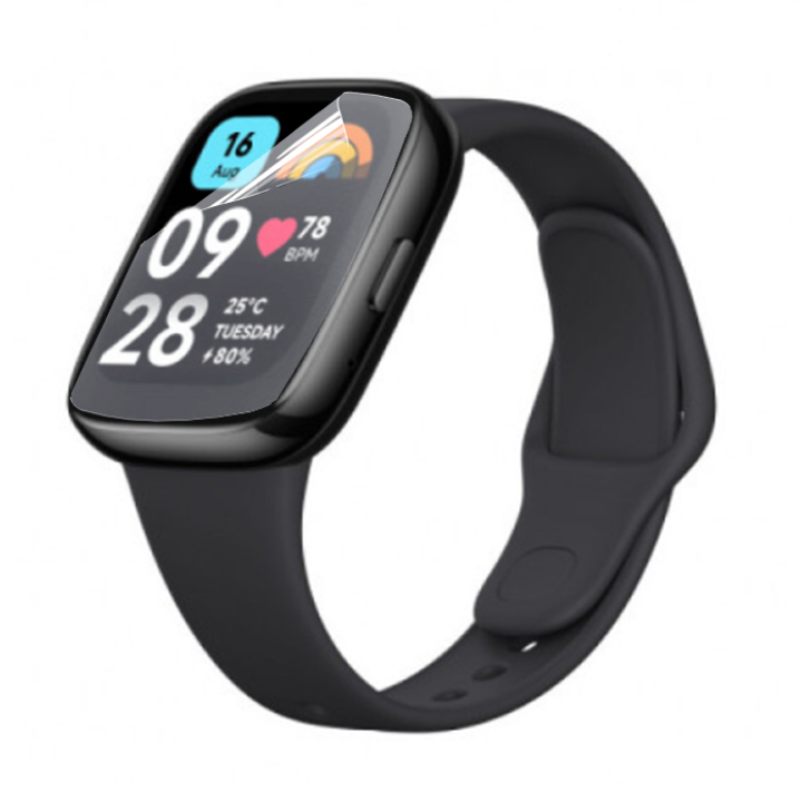 Противоударная гидрогелевая пленка Hydrogel Film для Xiaomi Redmi Watch 3 Active (6 шт), Transparent