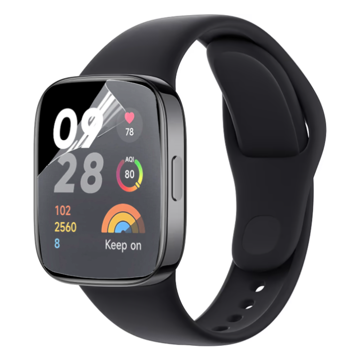 Противоударная гидрогелевая пленка Hydrogel Film для Xiaomi Redmi Watch 3 (6 шт), Transparent