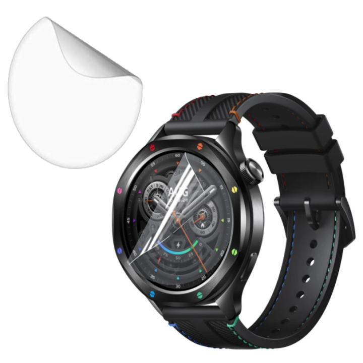 Противоударная гидрогелевая пленка Hydrogel Film для Xiaomi Watch S4 Sport​ (6 шт), Transparent