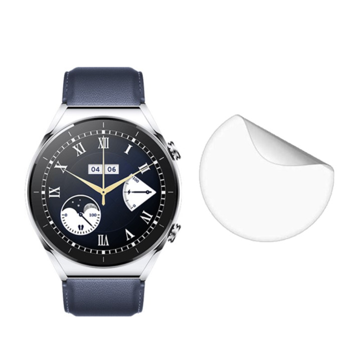 Противоударная гидрогелевая пленка Hydrogel Film для Xiaomi Watch S1, 3 шт, Transparent