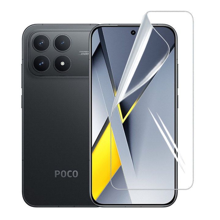 Гидрогелевая пленка Hydrogel Film для Xiaomi Poco F8 Pro, Transparent