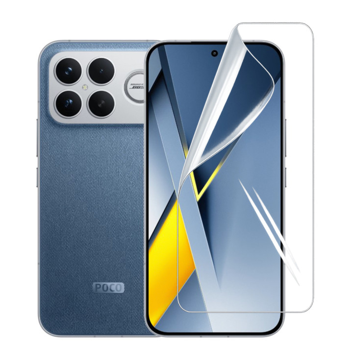 Гидрогелевая пленка Hydrogel Film для Xiaomi Poco F8 Ultra​, Transparent