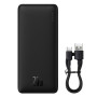 Внешний аккумулятор Power Bank Baseus Airpow P10022804113-00 20W 20000mAh с кабелем Type-C, Black