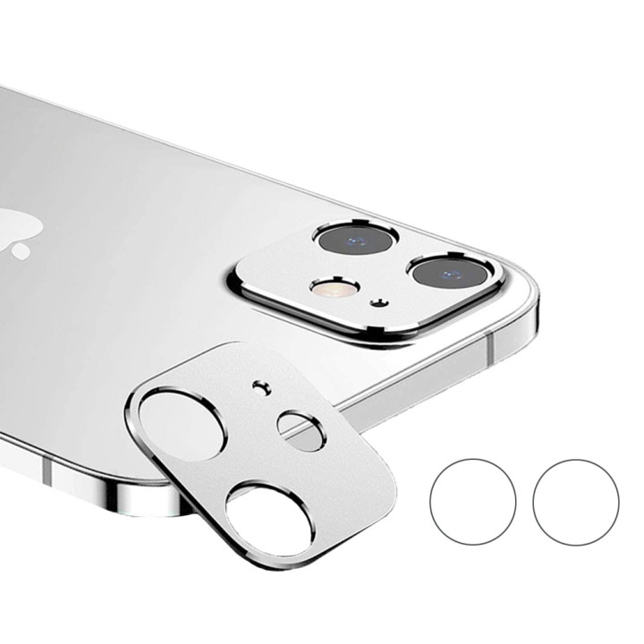 Защитная рамка со стеклом на заднюю камеру Epik Screen Saver для iPhone 12 Mini