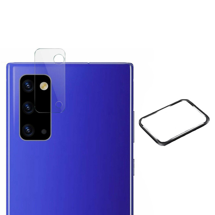 Защитное стекло и рамка Tempered Glass 0,3 мм на заднюю камеру для Samsung Galaxy Note 20, Transparent
