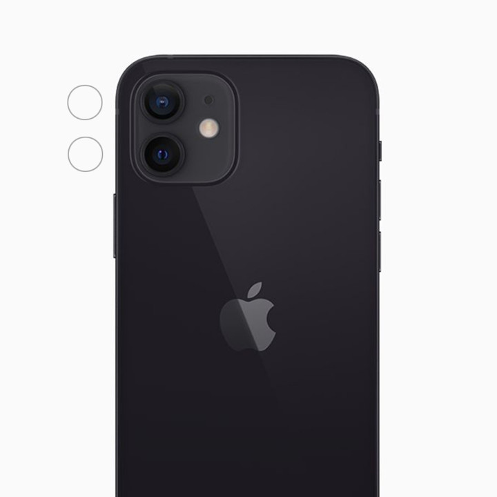Защитное стекло Tempered Glass 0,3mm 2.5D на камеру для Apple iPhone 12 Mini Transparent
