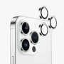 Защитное стекло 3D Hoco Tempered Glass Metal Lens на заднюю камеру для Apple iPhone 15 Pro / 15 Pro Max