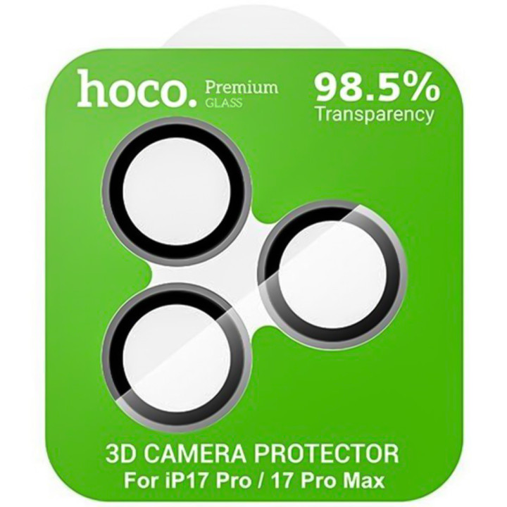 Стекло на камеру Hoco V14 Ultra HD Metal Lens для iPhone 17 Pro / 17 Pro Max​