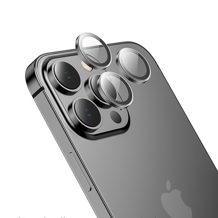Стекло на камеру Hoco V13 3D Tempered Glass Metal Lens для iPhone 17 Pro / 17 Pro Max