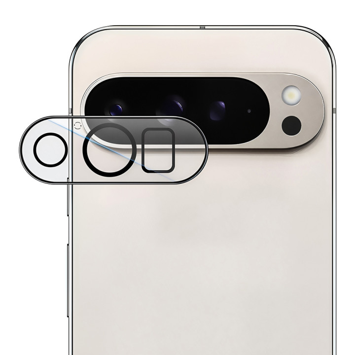 Защитное стекло Tempered Glass 3D на камеру для Google Pixel 9 Pro XL